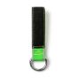 NLG BiLock Velcro anchor lime green dual Velcro bands welded D-ring front view with NLG badge | CMT Group UK
