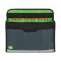 NLG MEWP Bag 30kg rail-mount tool bag open front view showing Mega Mesh lined interior pockets | CMT Group UK