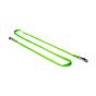 NLG webbing tool lanyard lime green 1.5m dual Quick Clip connectors full length extended front view | CMT Group UK