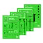 NLG 123 Tethering Board System four A2 boards fanned display view | CMT Group UK