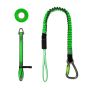 NLG heavy duty tethering kit components bungee lanyard tether choke and tether tape flat lay | CMT Group UK