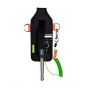 NLG spanner holster with scaffold spanner and coil lanyard showing complete tethering system | CMT Group UK