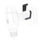 NLG AirPark grey tool holder clip mounted on harness waist belt with cordless drill docked | CMT Group UK