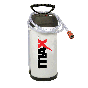MAX 10 Litre Professional Metal Heavy Duty Dust Suppression Water Bottle