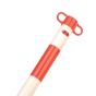 Extendable Chain Support Post - Red/White (HDE100-005-400)
