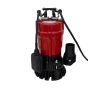 MAX 110V 500W submersible water pump red aluminium housing black base front view | CMT Group UK