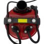 MAX submersible pump 110V 530W top view showing spec label CE marking and cable entry | CMT Group UK