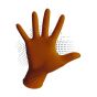 Orange Nitrile Diamond Grip Disposable Gloves | CMT Group UK