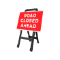 RA1 Plastic Quick Fit Frame & Sign - 1050x750mm Rectangle - Road Closed Access Only