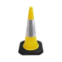 2 Piece Road Cone 750mm - Yellow