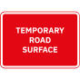 Metal Frame Road Sign PLATE ONLY 1050x750mm - Temporary Road Surface