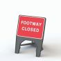 Footpath Closed Q-Sign | 600x450mm Rectangle