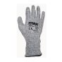 MAX HPPE PU palm coated cut resistant gloves grey marl liner grey PU coating| CMT Group UK