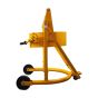 Mobile drum lifter truck 363kg capacity side view showing front wheels rear caster and lifting mechanism | CMT Group UK