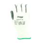 MAX Foam Nitrile Palm Coated Gloves back of hand showing breathable open-knit construction | CMT Group UK