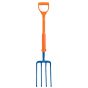 MAX Insulated Heavy Contractors Fork with orange insulated handle | CMT Group