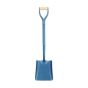 All Steel Lightweight Square Mouth Shovel with blue steel blade and MYD handle | CMT Group