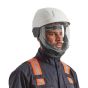 Arc flash helmet worn front view integrated visor and chinguard full face coverage electrical worker | CMT Group UK