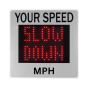 GR36CL Radar Speed Sign - Multicolour - Green/Yellow/Red