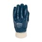 Polyco Matrix Heavy Duty Full Nitrile Coated Gloves navy blue nitrile coating with cream cotton knit wrist | CMT Group UK