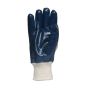 Polyco Matrix Heavy Duty Full Nitrile Coated Gloves back of hand showing full nitrile coverage | CMT Group UK