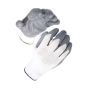 MAX Smooth Nitrile Palm Coated Gloves back of hand showing breathable open-knit construction | CMT Group UK