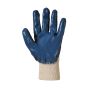Portwest A330 nitrile glove palm view showing smooth heavy coating for grip in wet and dry conditions | CMT Group UK