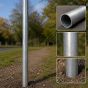 76mm X 3 m Galvanised Steel Sign Post | CMT Group UK