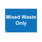 Site Sign - 6mm Correx - 594x841mm - Mixed waste only