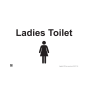 Ladies Toilet 420x594mm A2 - 3mm Correx