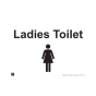 Ladies Toilet 297x420mm A3 - 3mm Correx