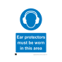 Site Sign - 3mm Correx - Ear protectors must be worn 420x594mm Rigid