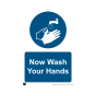 Site Sign - 3mm Correx - 420x594mm (A2) - Now Wash Your Hands