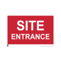 Site Sign - 6mm Correx - 594x841mm - Site entrance