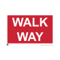 Site Sign - 3mm Correx - 420x594mm - Walk Way
