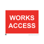 Site Sign - 6mm Correx - 594x841mm - Works access