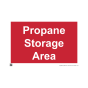 Site Sign - 6mm Correx - Propane storage area - 594x841mm (A1)