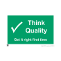 Site Sign - 3mm Correx - 420x594mm (A2)  - Think quality get it right first time