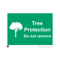 Site Sign - 3mm Correx - 297x420mm (A3) - Tree protection do not remove