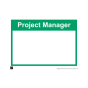 Site Sign - 3mm Correx - 297x420mm A3 - Project manager