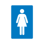 Safety Sign - 4mm Correx - 100 x 150mm - Female