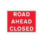 Sticker for Q-Sign - Road Ahead Closed - 1050mm x 750mm