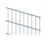 Round-Top Temporary Heras Site Fence Panel