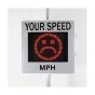 GR36CL Vehicle Activated Radar Speed Sign showing RED SAD face for | CMT Group UK