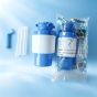 Water bottle pump components suction pipe sections and outlet spout unboxed | CMT Group UK