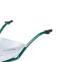 Heavy duty galvanised wheelbarrow pressed steel pan close-up showing rolled edge and galvanised finish | CMT Group UK