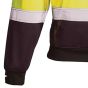 Hi Vis Two Toned Hooded Sweater Yellow/Navy