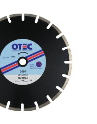 Asphalt Diamond Blade – Premium – 8mm Segment – Undercut Protected – 300x20mm – OTEC D20T cutting asphalt | CMT Group