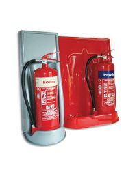 Double Fire Extinguisher Stand