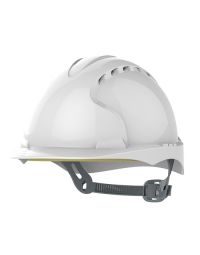EVO3 Micro Peak White Vented Safety Helmet – EMBOSSED Vermont